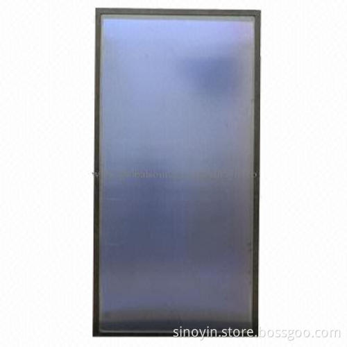 Flat Plate Solar Collector with Whole Laser Welding and Blue Titanium Absorber